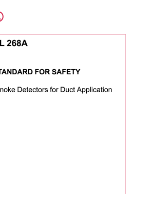 UL 268A PDF UL 268A PDF